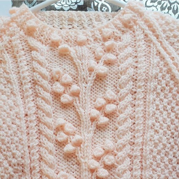 3 for $25 Hand Knit Girls Sweater - Picture 7 of 10